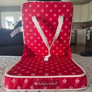 American girl travel seat (car seat)